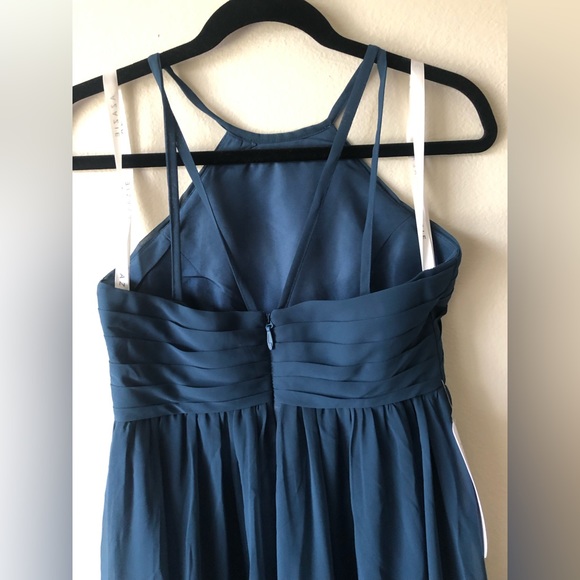 NWT- Azazie Leighton JBD (Size J14)- Color: Neptune - Picture 2 of 13